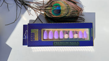 Lavender Elegance Nails