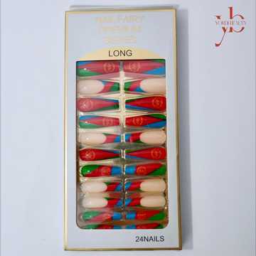 Eritrean Flag Habesha stick on Nails