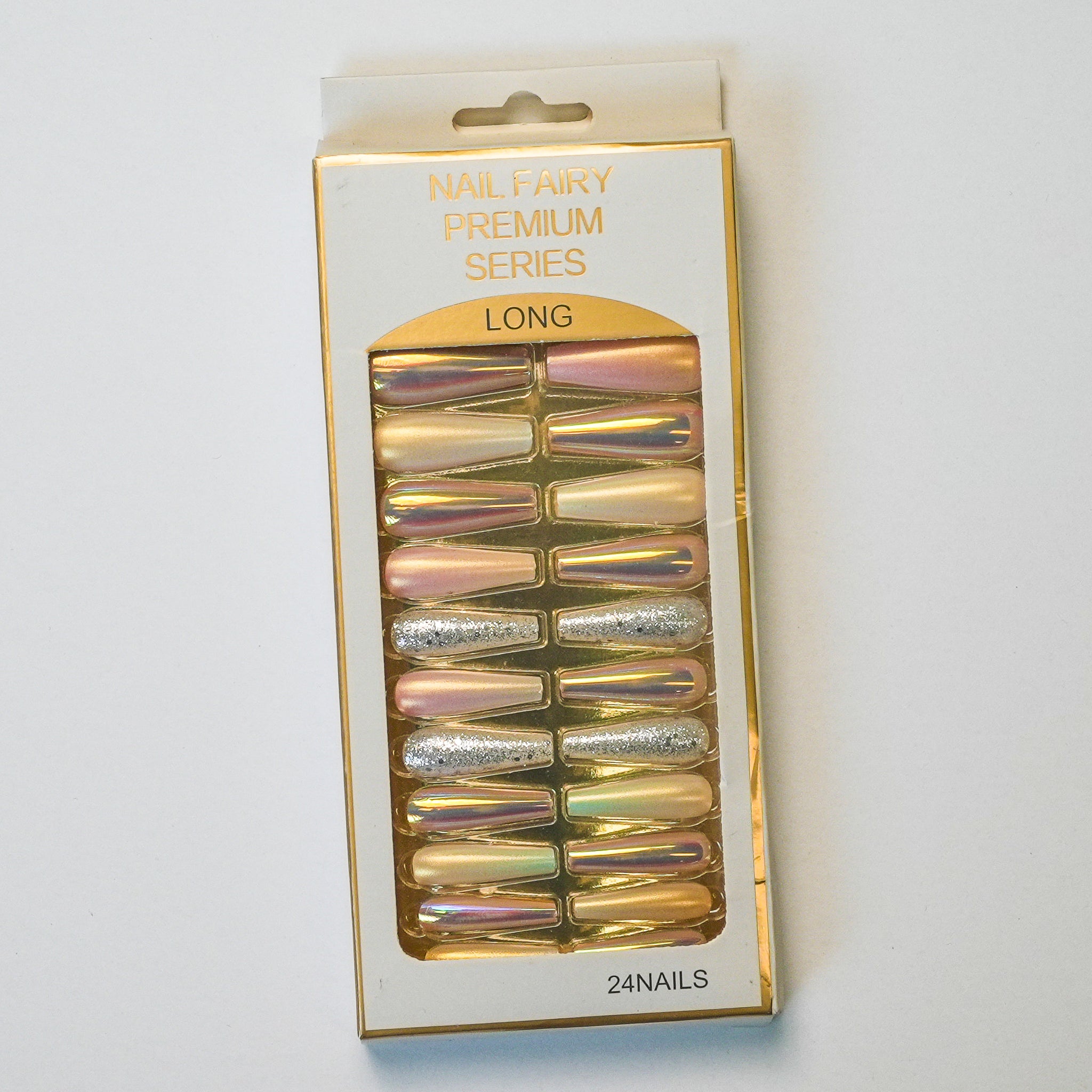 Champagne Glow Nails