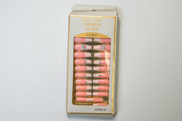 Blush Butterfly Nails