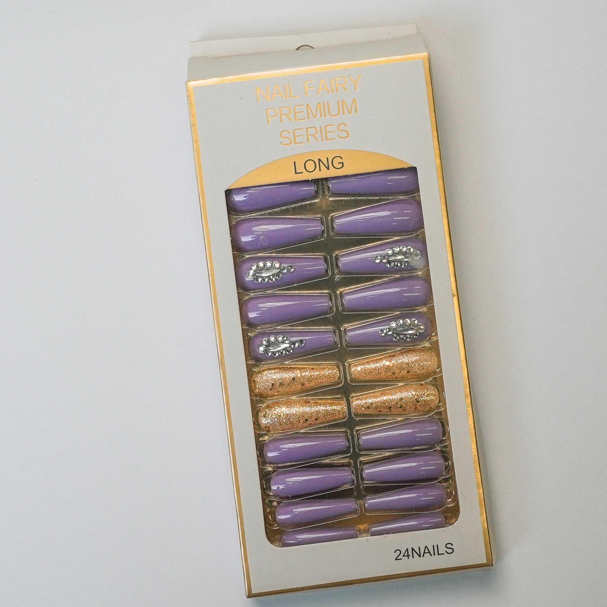 Royal Amethyst Glow Nails