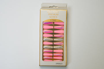 Pink Stardust Dreams Nails