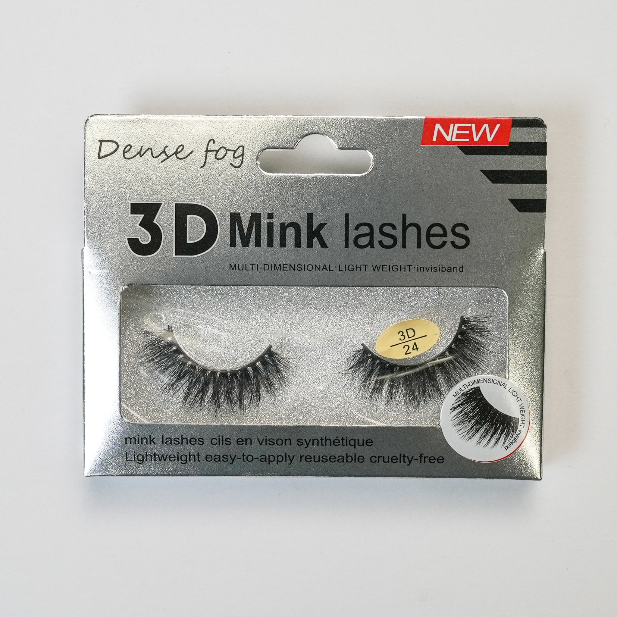 Dense Fog 3D Mink Lashes – Style 3D24