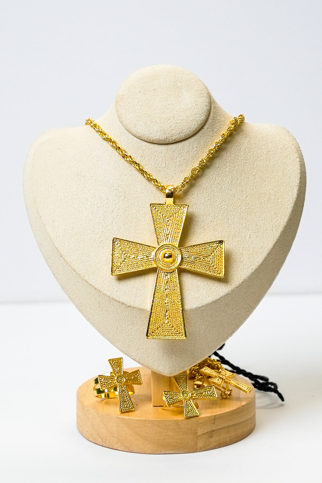 Zion Gold Cross Set